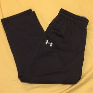 Under Armour Men Black Storm XL poly Swearpants 💯